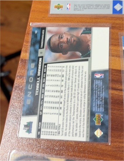 1999-00 Upper Deck Encore #6 Terrell Brandon — front