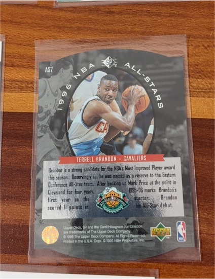 1995-96 SP #AS7 Terrell Brandon All-Stars — front