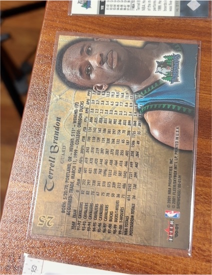 1998 Fleer #25 Terrell Brandon — front