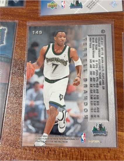 1999-00 Skybox Metal #149 Terrell Brandon — front