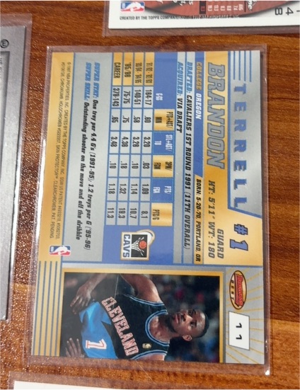 1996-97 Topps Stadium Club #11 Terrell Brandon — front