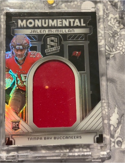 2024 Panini Spectra Monumental Memorabilia #MM-JMN Jalen McMillan — front