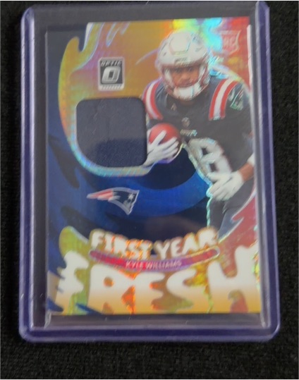 2025 Donruss Optic #FYFBH-KWS Kyle Williams First Year Fresh Patch — front