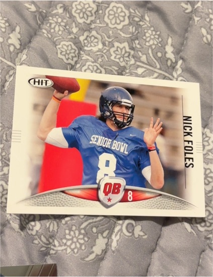 2012 Sage Hit #8 Nick Foles — front