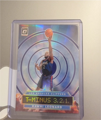 2019-20 Panini Donruss Optic #5 Kawhi Leonard T-Minus 3, 2, 1 — front