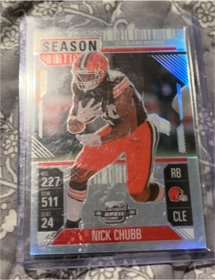 2024 Panini Contenders Optic - Season Ticket #13 Nick Chubb — front