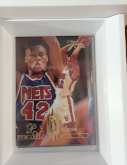 1994-95 Flair #95 P.J. Brown New Jersey Nets — front