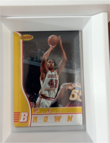 1996-97 Bowman's Best #12 P.J. Brown — front