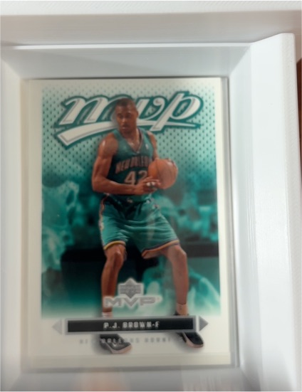 2003-04 Upper Deck MVP #115 P.J. Brown — front