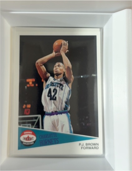 2001-02 Fleer Shoebox Collection #108 P.J. Brown — front