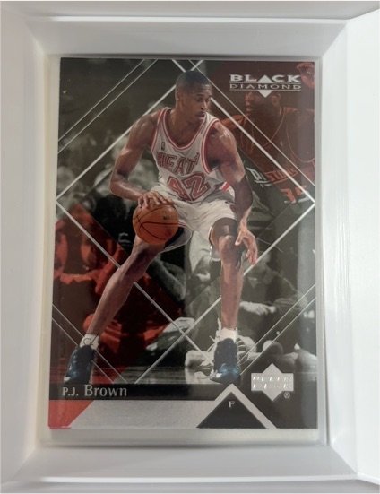 1999 Upper Deck Black Diamond #40 P.J. Brown — front