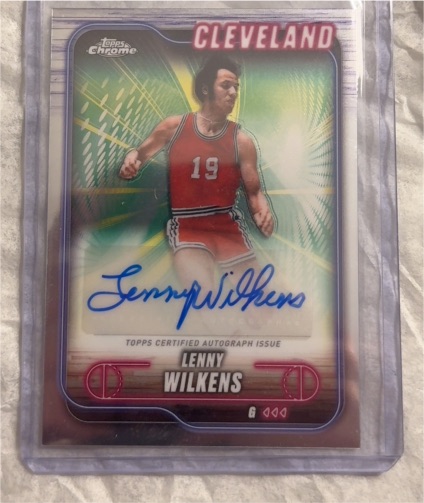 2024-25 Topps Chrome #TCA-LWI Lenny Wilkens — front