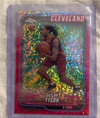 2024-25 Topps Chrome #168 Jaylon Tyson — front