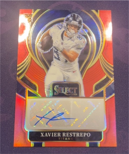 2025 Panini Select #SIP-XRO Xavier Restrepo — front