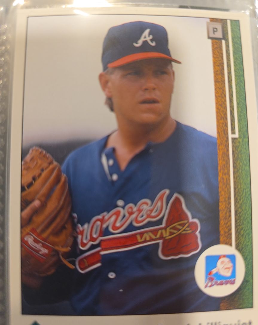 1990 Upper Deck #535 John Smoltz — front