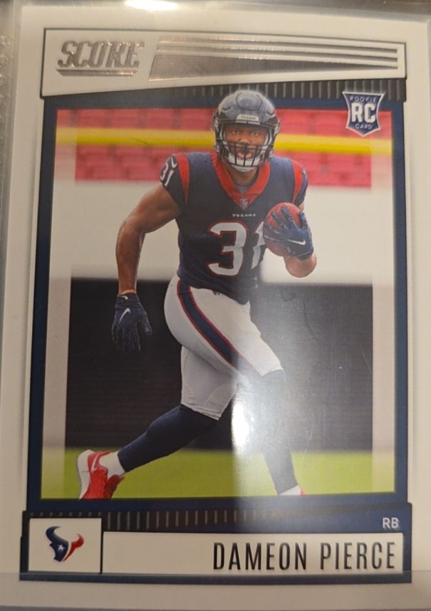 2022 Panini Score #345 Dameon Pierce — front