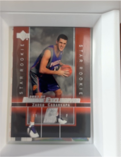 2003-04 Upper Deck Rookie Exclusives #13 Zarko Cabarkapa — front