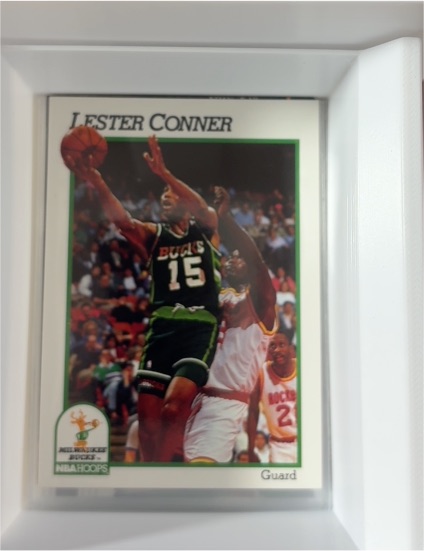 1991-92 Hoops #390 Lester Conner — front