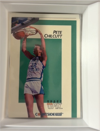 1991 Courtside Draft Pix #12 Pete Chilcutt — front