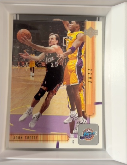 2001-02 Upper Deck #393 John Crotty — front