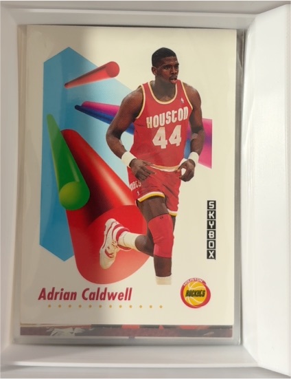 1991-92 SkyBox #100 Adrian Caldwell — front