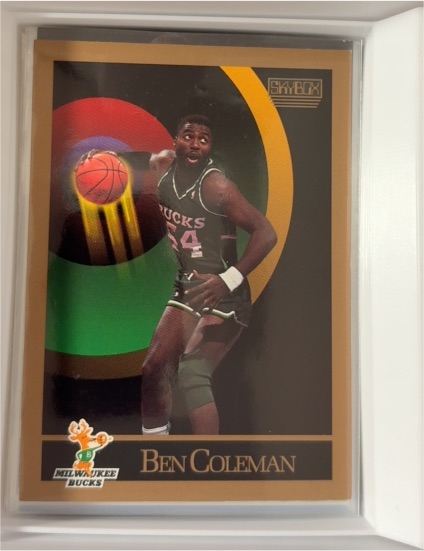 1990-91 SkyBox #156 Ben Coleman — front