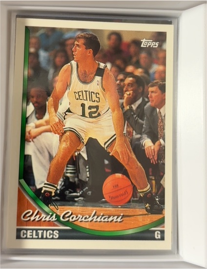 1993-94 Topps #333 Chris Corchiani Boston Celtics — front