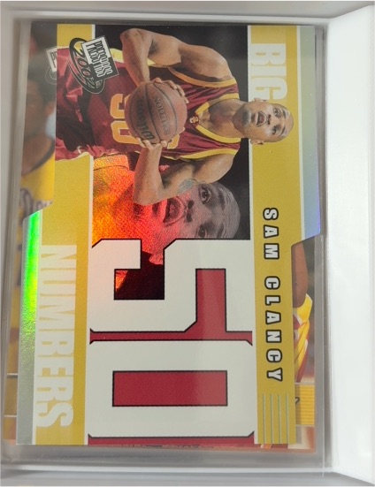 2002 Press Pass Big Numbers #BN5 Sam Clancy — front