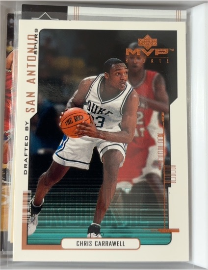 2000-01 Upper Deck MVP #209 Chris Carrawell — front