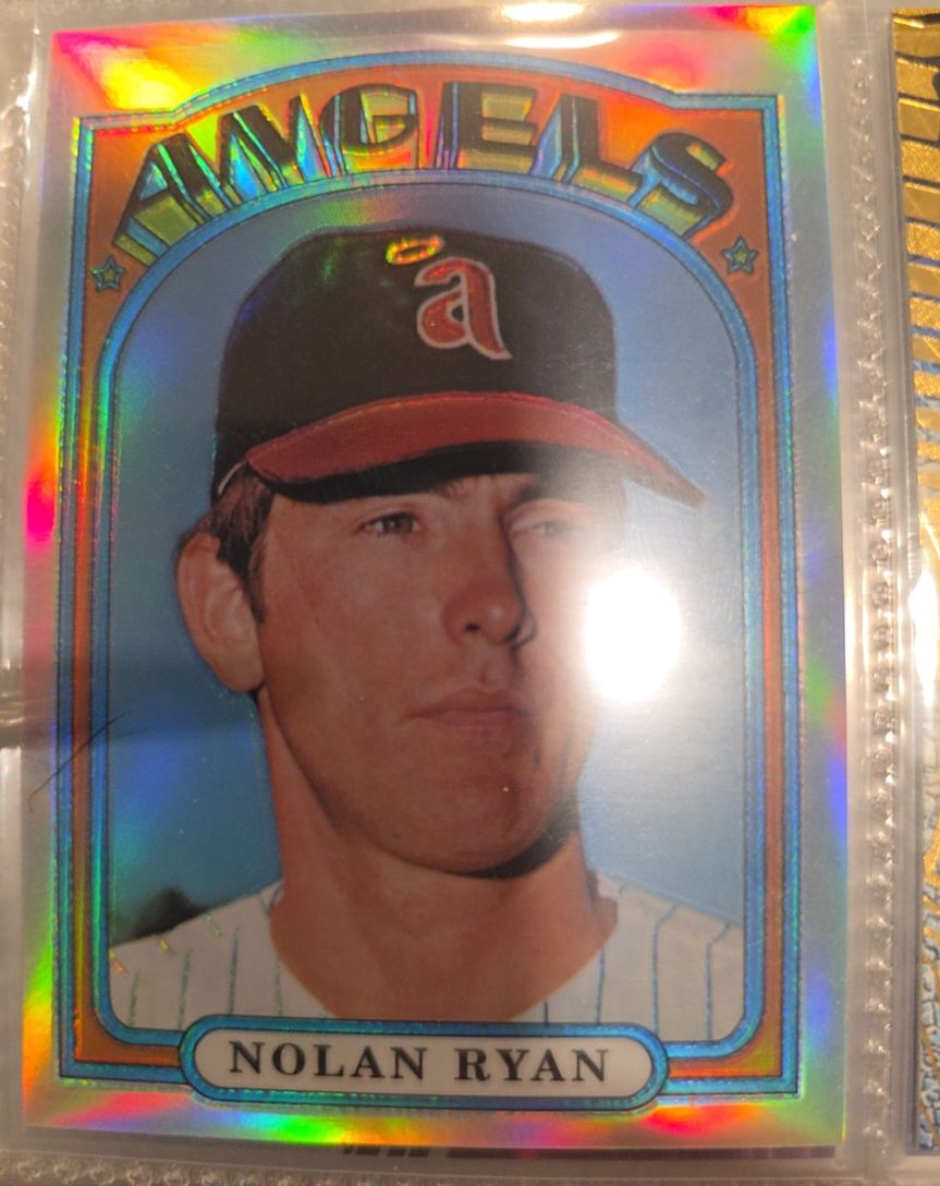 1999 Topps Nolan Ryan Reprints Finest #5 1972 Topps — front