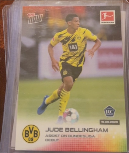 2020 Topps Now Bundesliga #004 Jude Bellingham — front