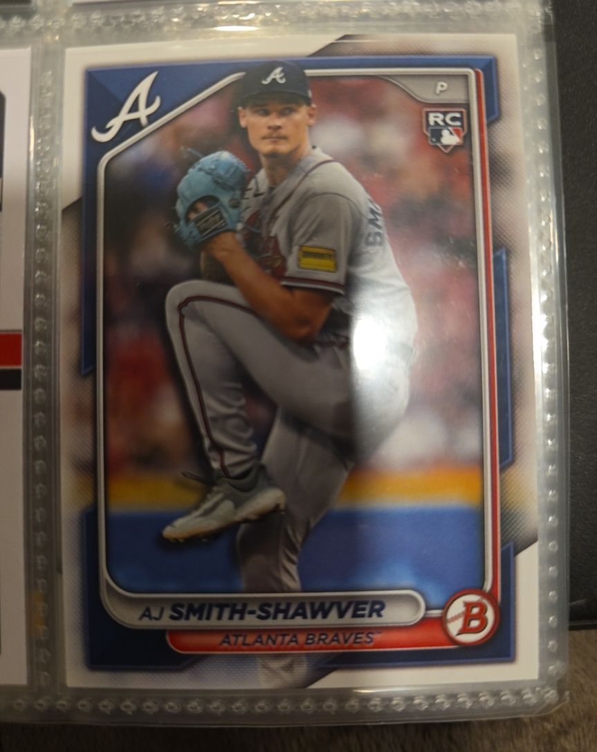 2024 Bowman #63 AJ Smith-Shawver — front