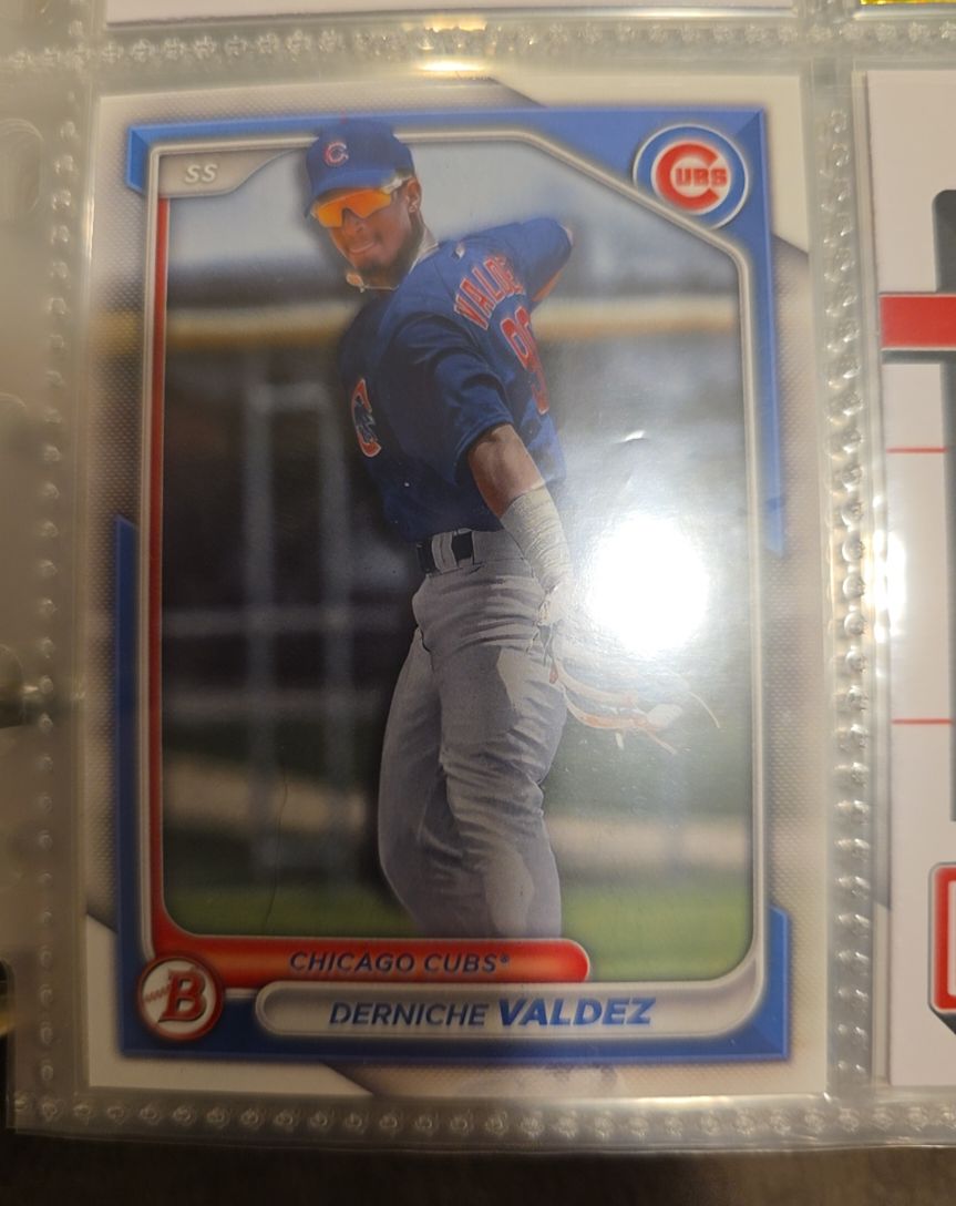 2024 Bowman Prospects #BP-7 Derniche Valdez — front