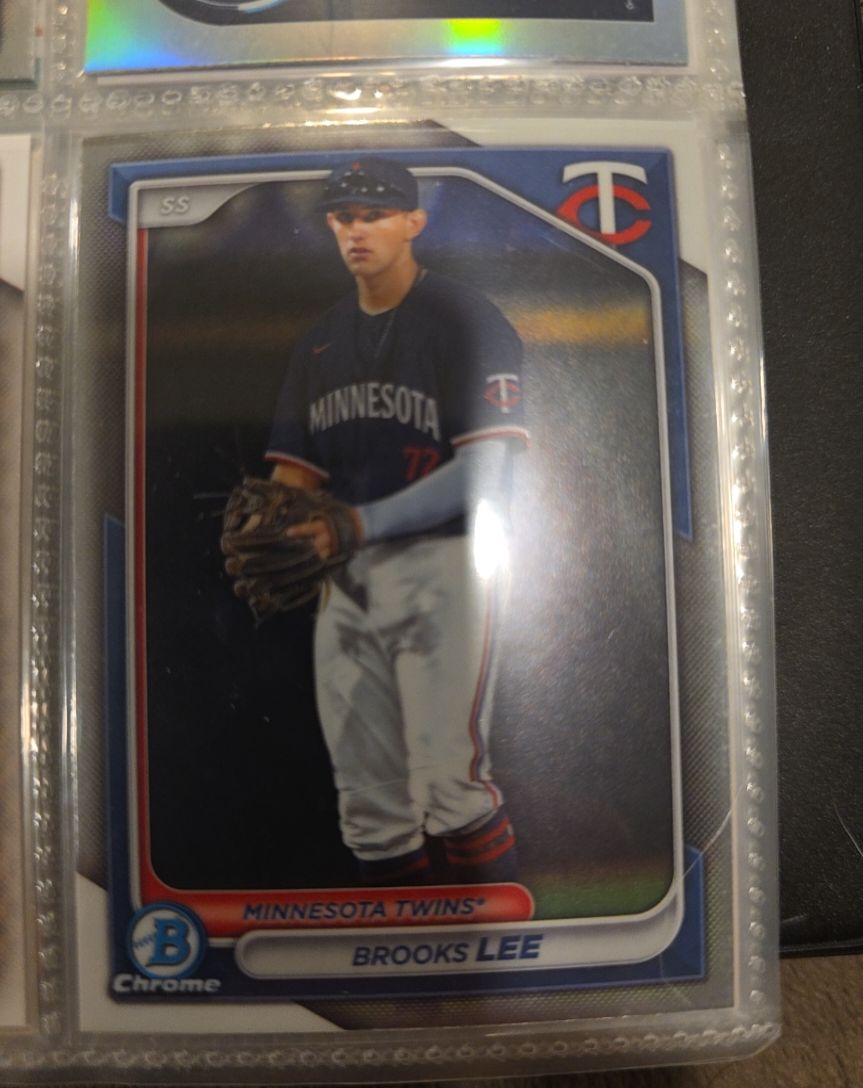 2024 Bowman Chrome Prospects #BCP-143 Brooks Lee — front