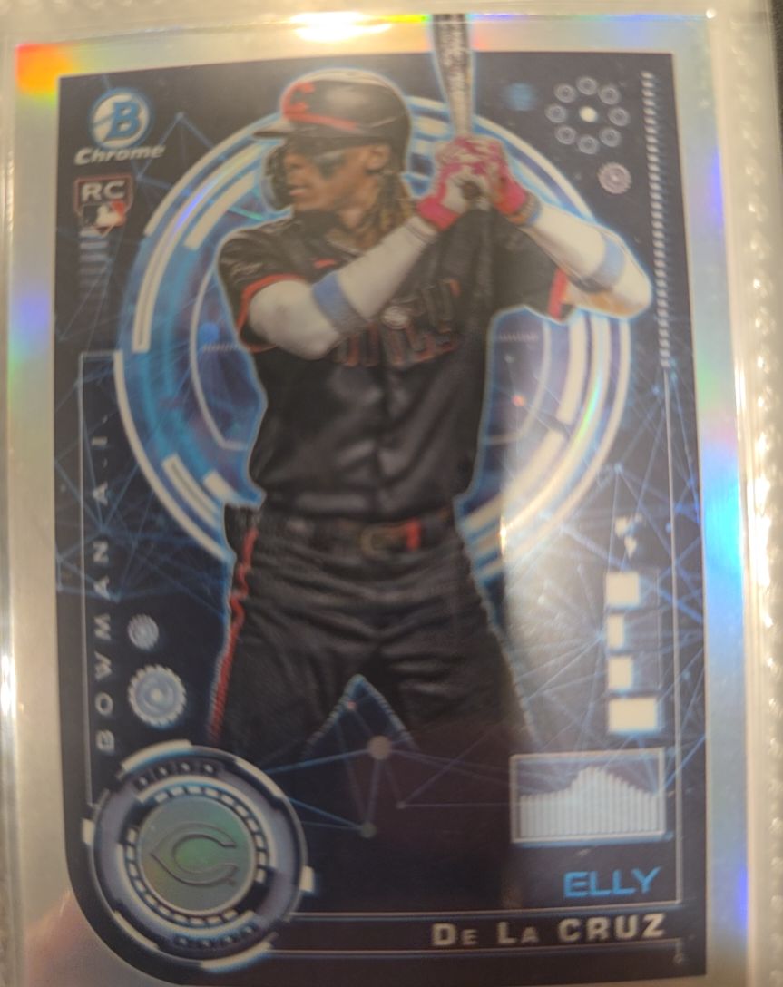 2024 Bowman Chrome #BAI-1 Elly De La Cruz — front