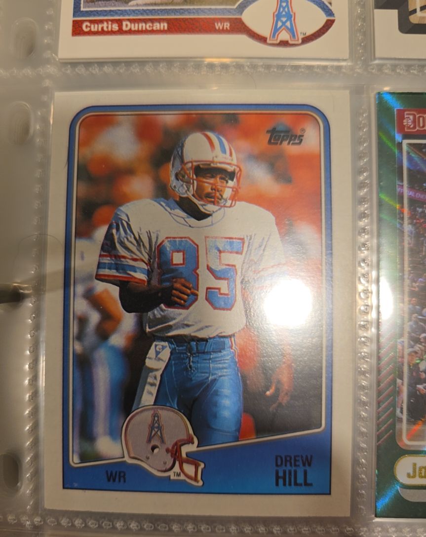 1990 Topps #217 Drew Hill — front