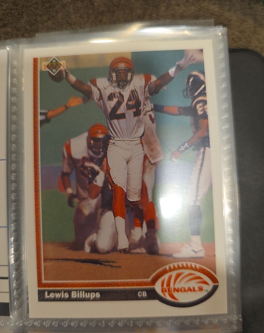 1991 Upper Deck #368 Lewis Billups Cincinnati Bengals — front