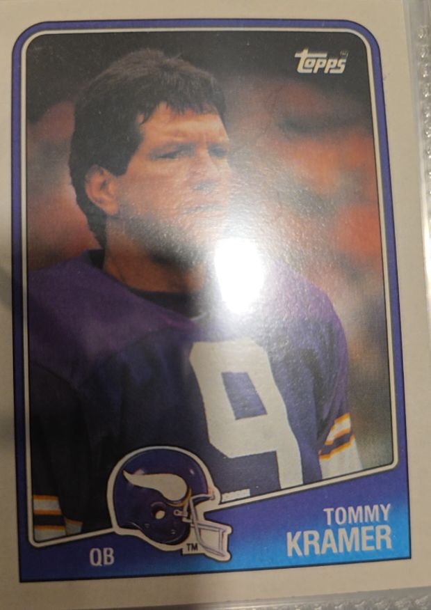 1988 Topps #148 Tommy Kramer — front