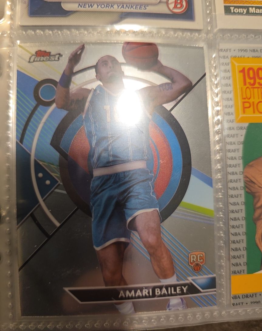2023-24 Topps Finest #97 Amari Bailey — front