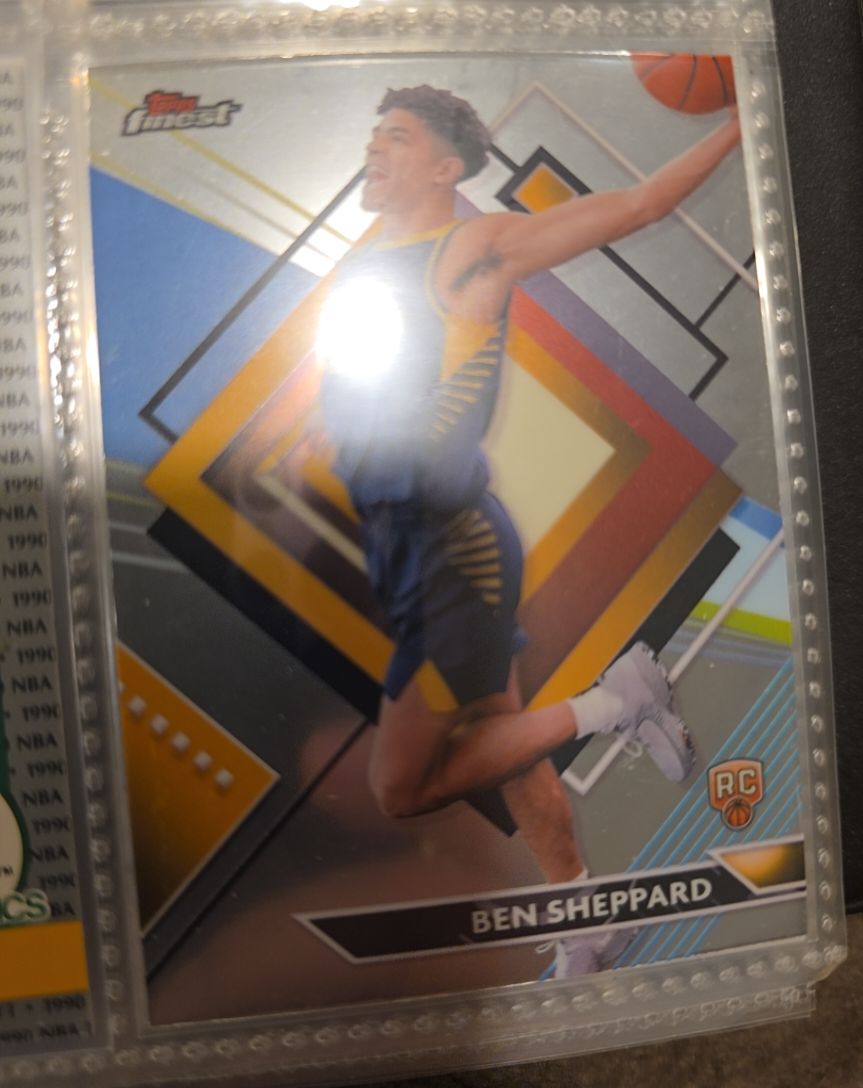 2023-24 Topps Finest #291 Ben Sheppard — front