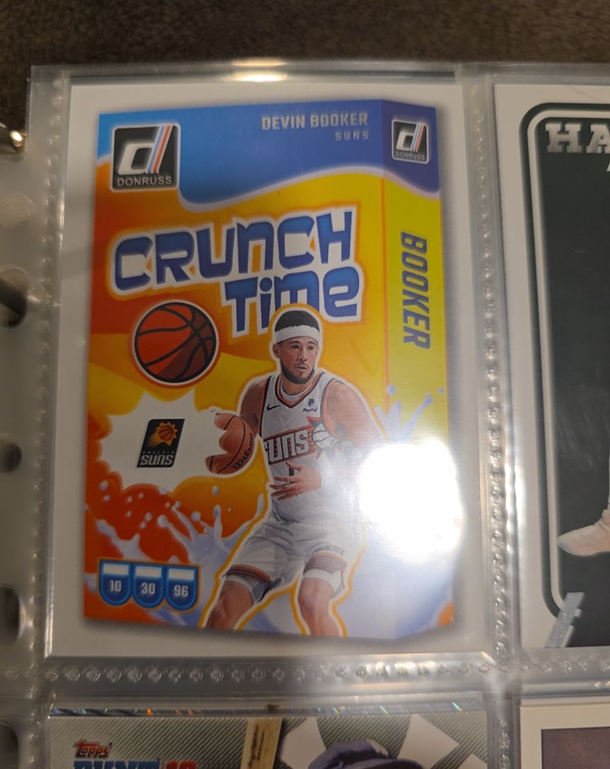 2024-25 Donruss Basketball Crunch Time #6 Devin Booker — front
