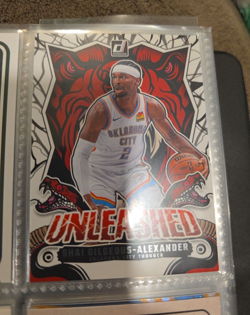 2024-25 Panini Donruss #11 Shai Gilgeous-Alexander Unleashed — front