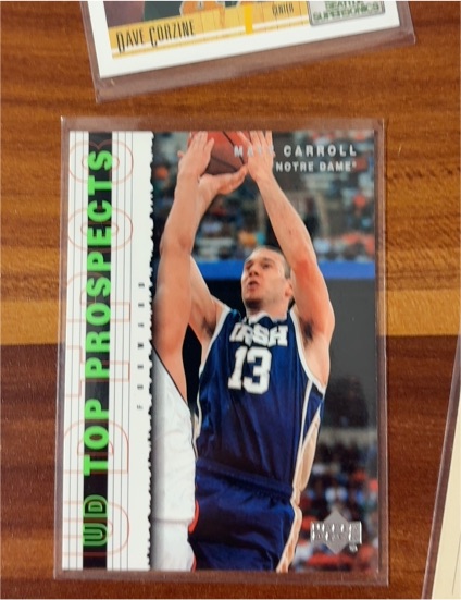 2003-04 Upper Deck Top Prospects #33 Matt Carroll — front