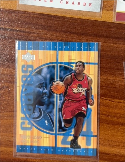 2001 Upper Deck Hardcourt #24 Baron Davis — front