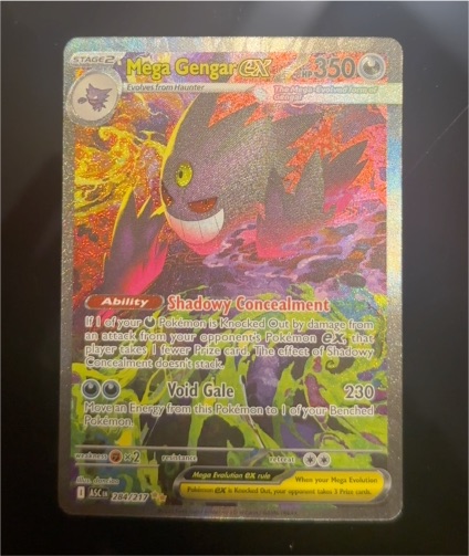 2022 Pokémon Ascended Heroes #284/217 Mega Gengar GX — front