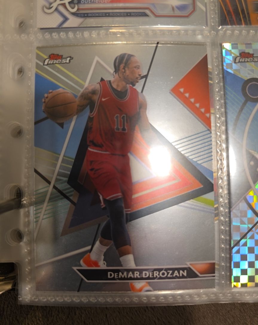 2023-24 Topps Finest #110 DeMar DeRozan — front