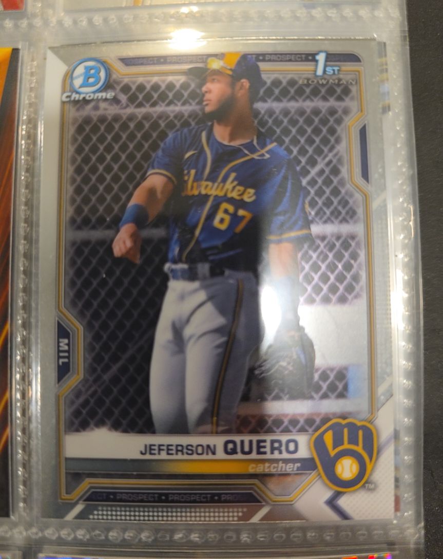 2021 Bowman Chrome #BCP-181 Jeferson Quero — front