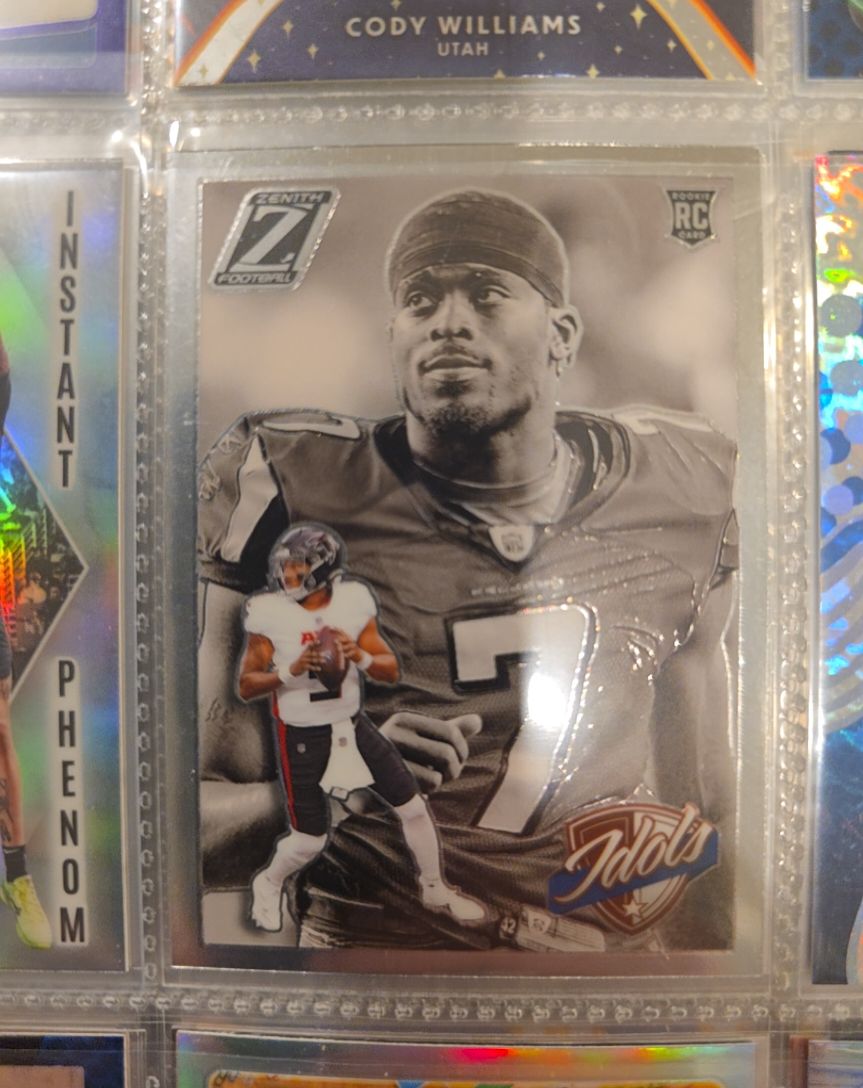 2024 Panini Zenith #10 Michael Penix Jr. / Michael Vick Idols — front