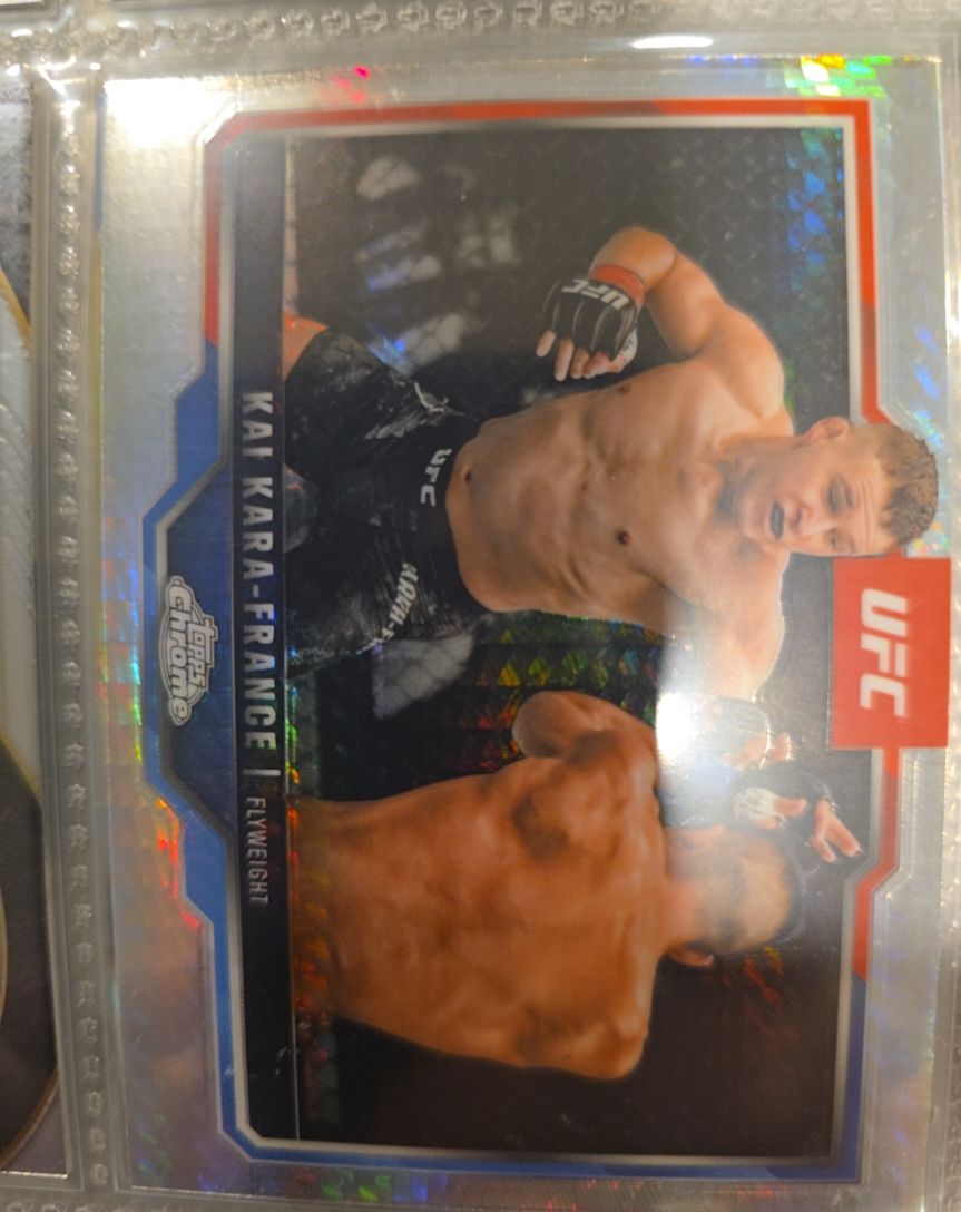 2025 Topps Chrome UFC #81 Kai Kara-France — front