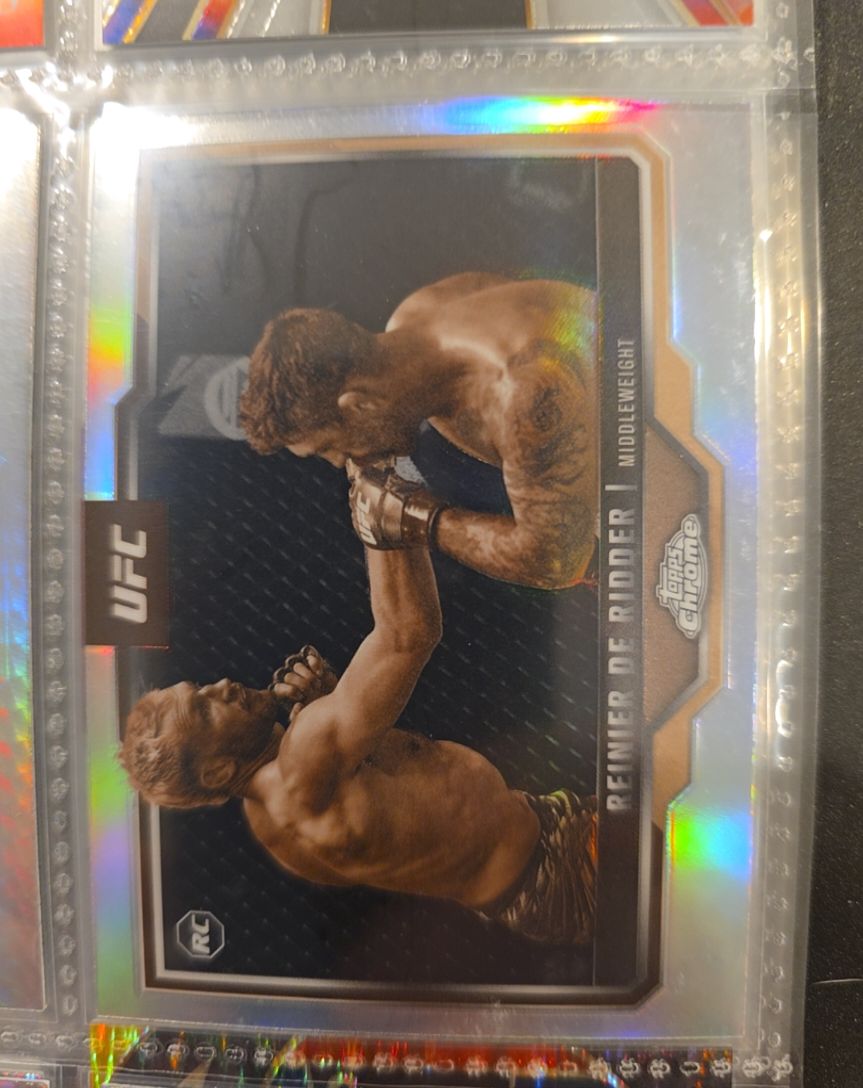 2025 Topps Chrome UFC #185 Reinier de Ridder — front